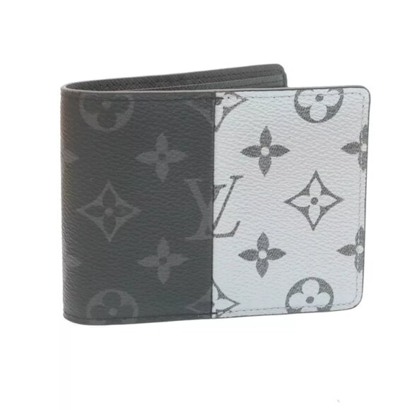 LOUIS VUITTON Monogram Eclipse Split Portefeuille Multipull Wallet M63025 27779 - Picture 1 of 12